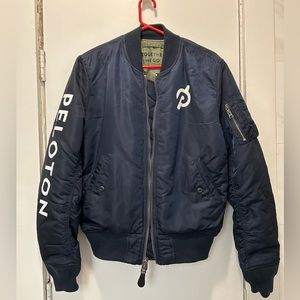 Alpha Industries reversible Peloton Unisex Bomber Jacket.
